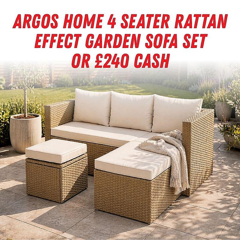 Garden Sofa Set or Cash