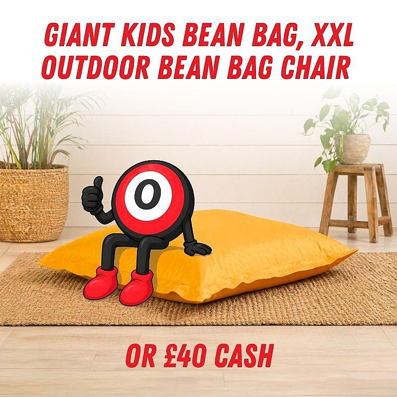 Giant Kids Bean Bag or Cash 