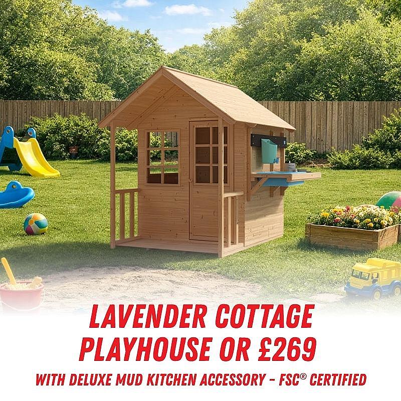 Lavender Cottage Playhouse or cash