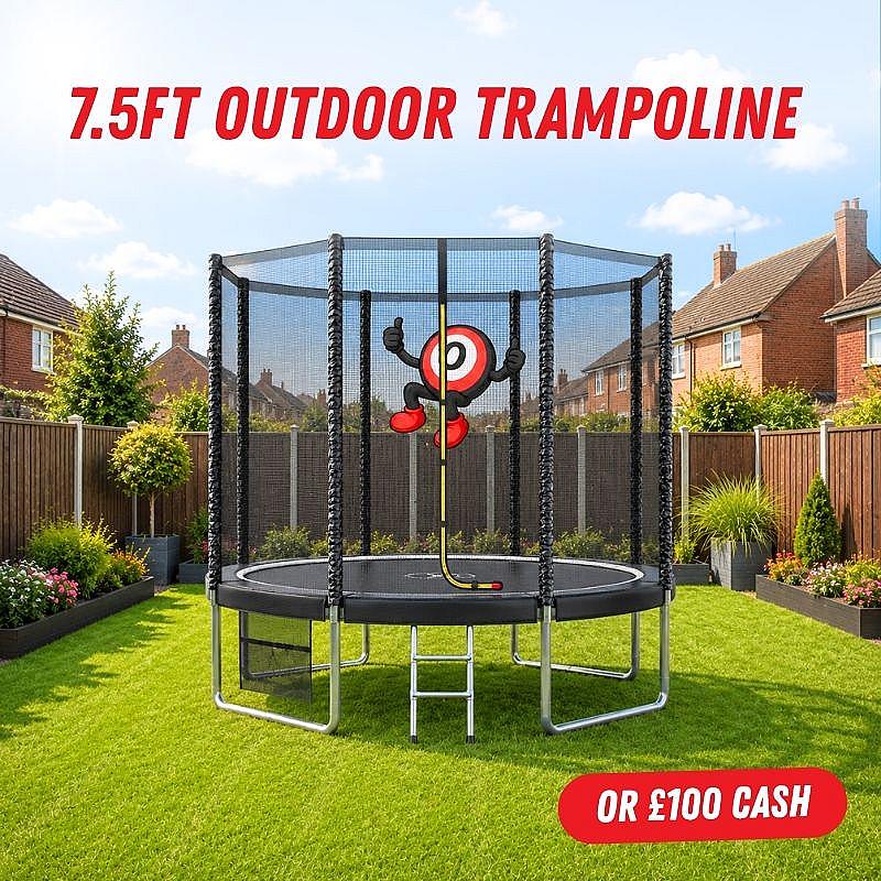 7.5ft Trampoline or Cash