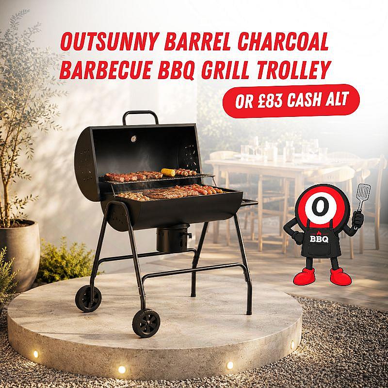 BBQ Grill Trolley or cash