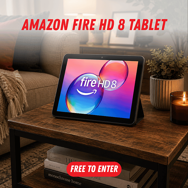 Free Amazon Fire HD 8 Tablet