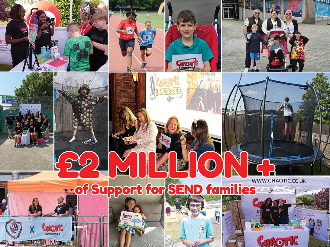 £2 Million Given Back to SEND Initiatives: Celebrating the Impact of Chaotic Community