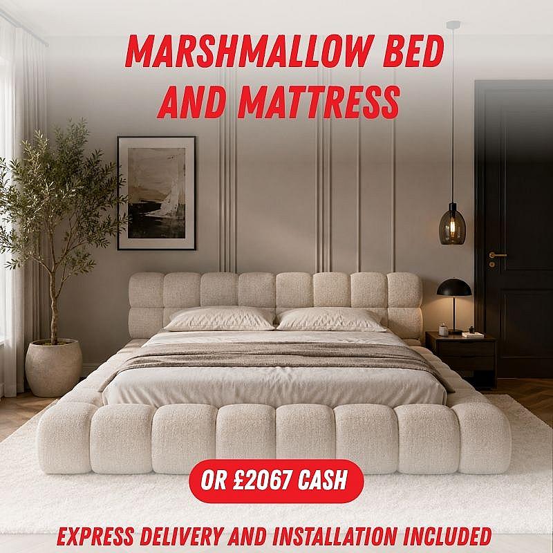 Marshmallow Bed & Mattress or Cash