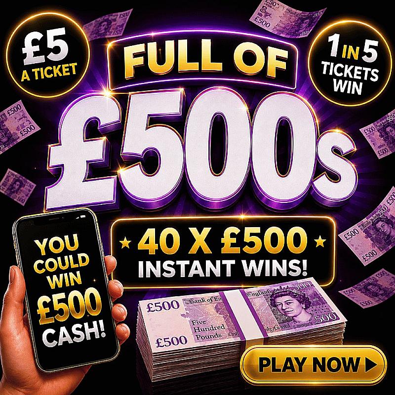 Full of £500s 